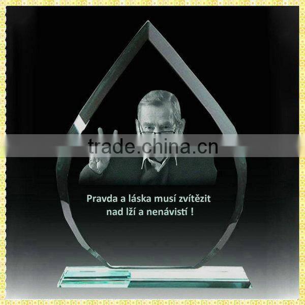 Personalized 3D Laser Engraving Crystal For Business Souvenir Gifts