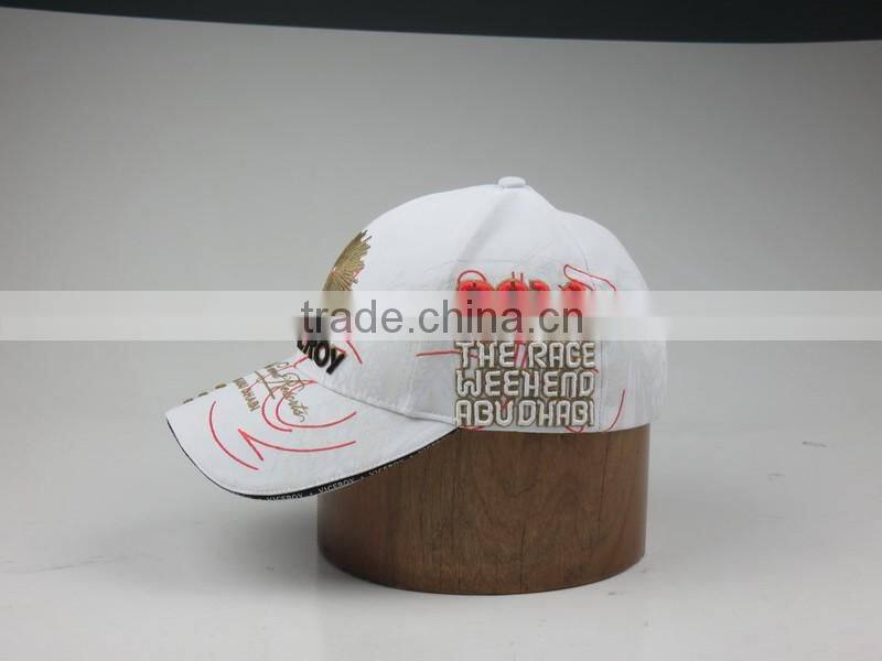 high quality racing baseball cap and hat