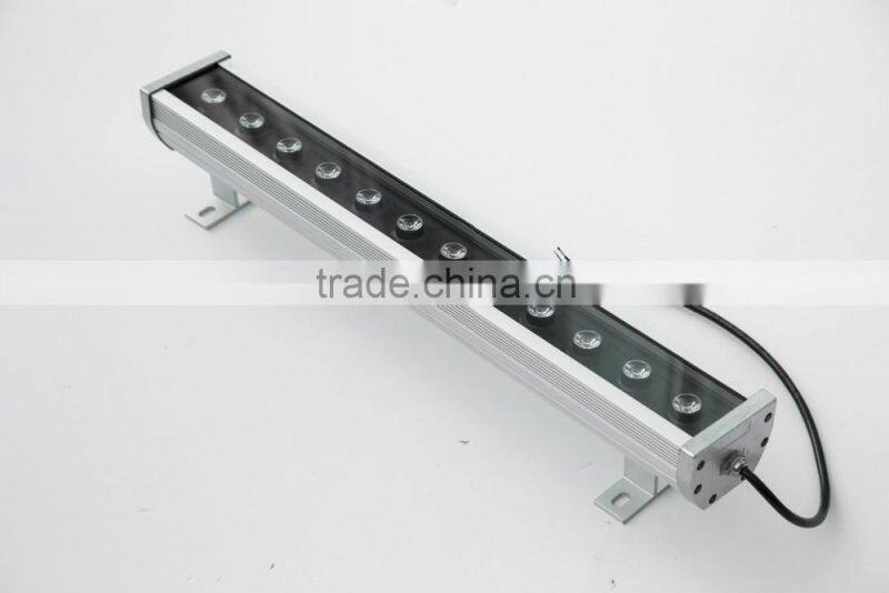 Outdoor lighting IP65 aluminum housing RGB color changing 3 in1 36W led strip wall washer lamp