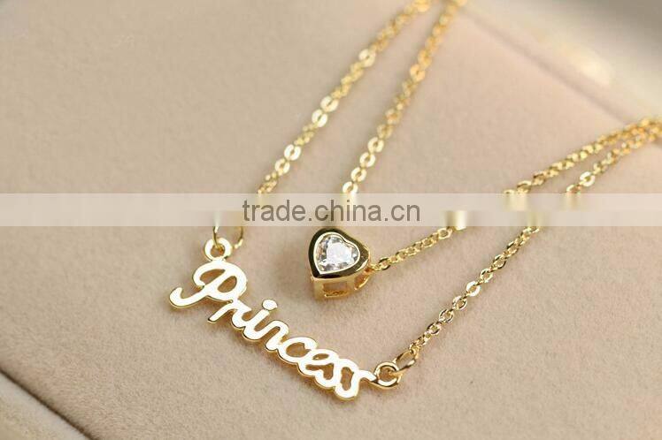 New Pure 18K Rose Gold Necklace Women Perfect Chain Necklace