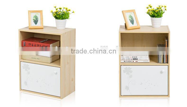 E1 Two -layer Night Stand With 1 Door