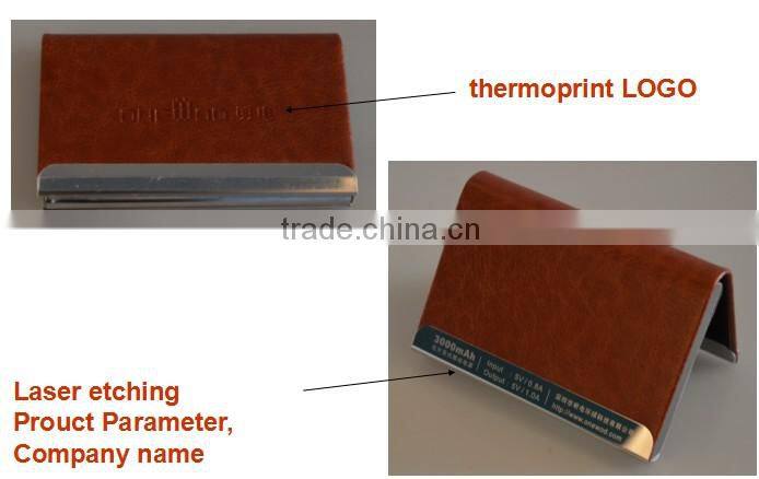 Name card holder bank charge with Emergency charging function