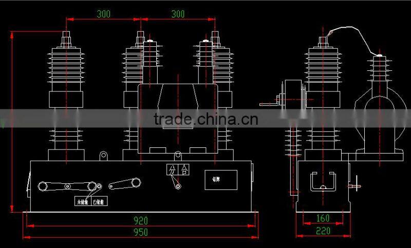 Manufacturers 10kv 630a vacuum circuit breaker controller High quality