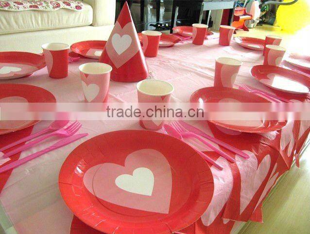 Valentine's Day Party Supplies ,Boys Themed Partyware Birthday Party Kit, Party Favors, and Decorations.