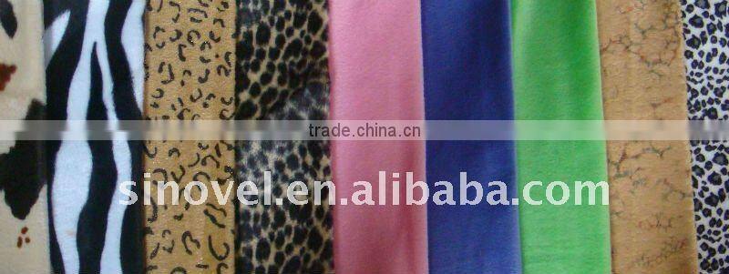 leopard print velvet fabric