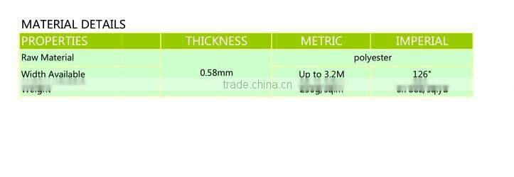 Tension display stretch fabric for exhibition frame systems