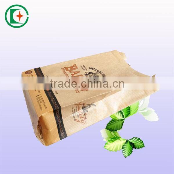 Paper bag for bread packaging paper bag with clean window