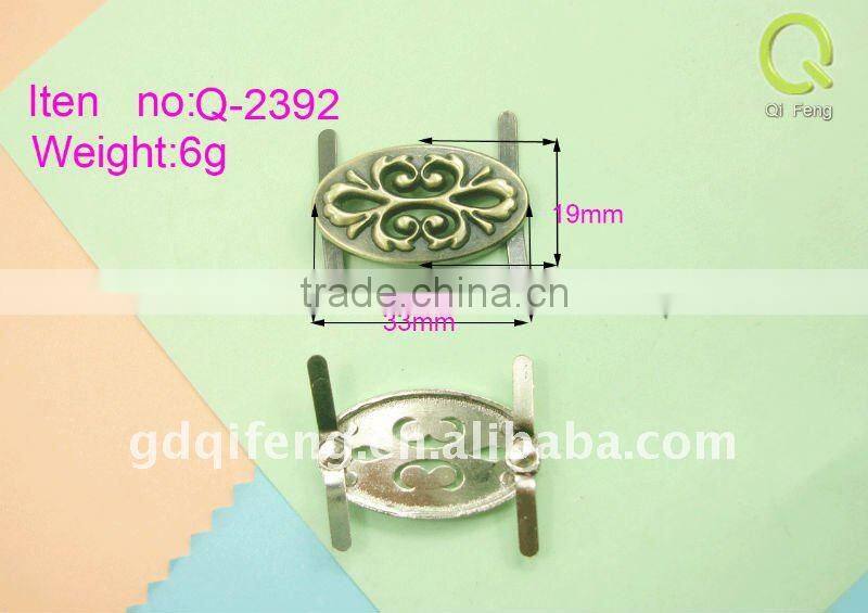 qifeng well design metal shoes lable q-2392