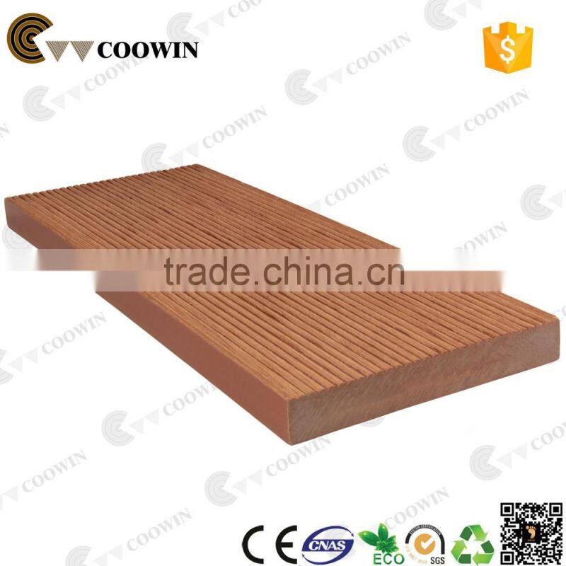 100% Recycled WPC Outdoor solid Decking for walkway