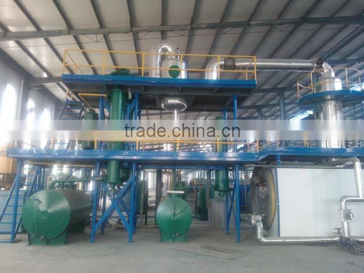 hot sales continuous pyrolysis oil/ bunker oil distillation plant