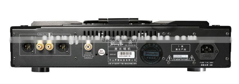 Top open type advanced design balanced transmission amplification classical cd player compact disc player