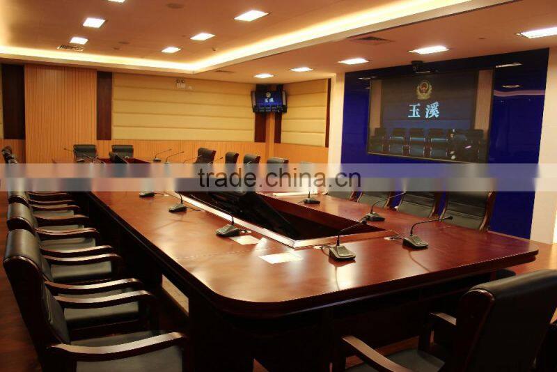AVCIT Chairman/Delegate Unit Conference Microphone Audio Speaker System Wired Desktop Meeting System