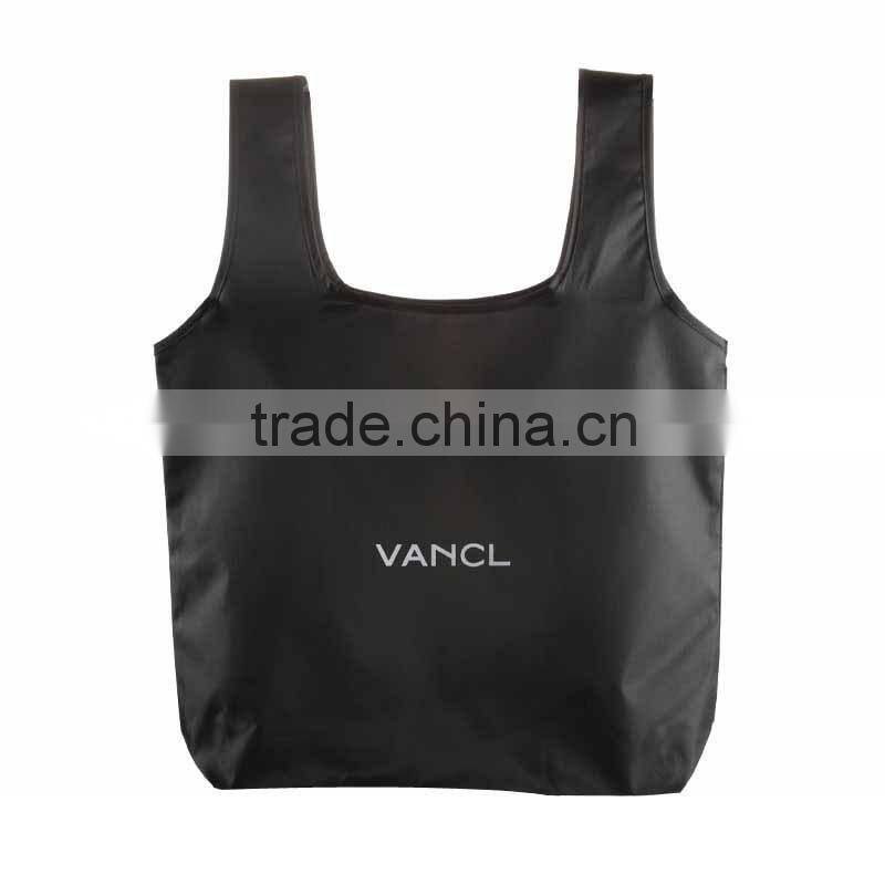 BSCI audit factory fold up grocery bag/foldable nylon shopping bags/foldable shopping bag
