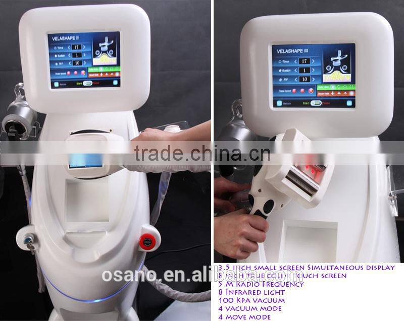 Professional Microcurrent Beauty Salon Equipment With Cavitation Vacuum RF Handles