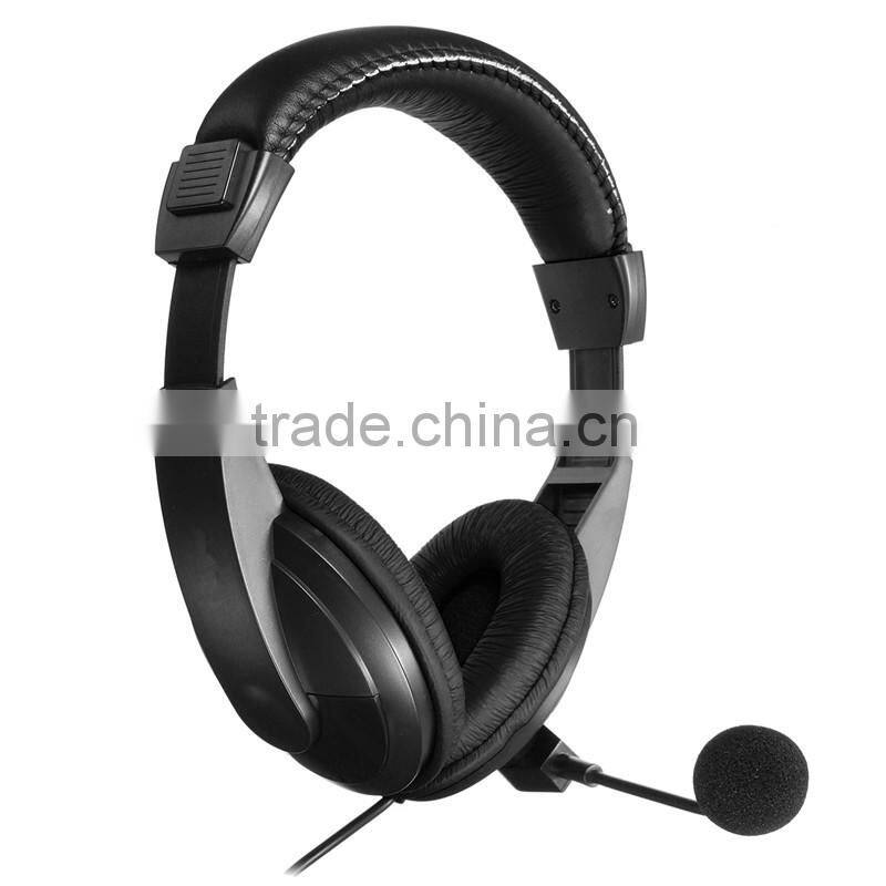 Gaming Headphone 3.5mm Surround Stereo Headset Headband Headphone with Mic for PC Laptop Low Bass Wired Headset