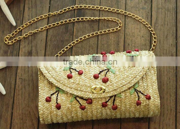 lady bag,straw bag,wheat-straw bag