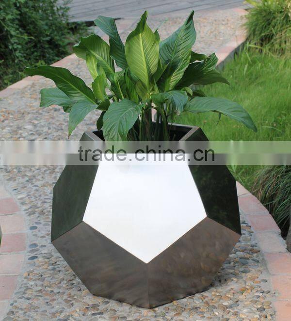 bonsai plants container stainless steel flower container and flowers pots