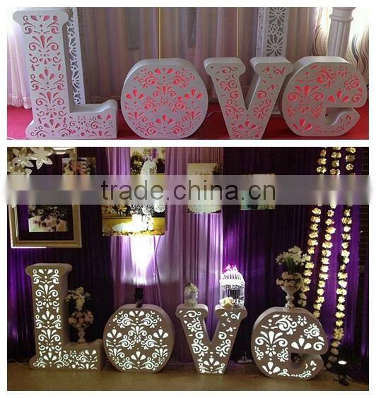 LDJ584 wedding party decorative led alphabet letters