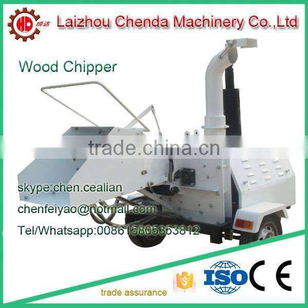 High Working Efficiency Commercial Wood Chipper with Diesel engine