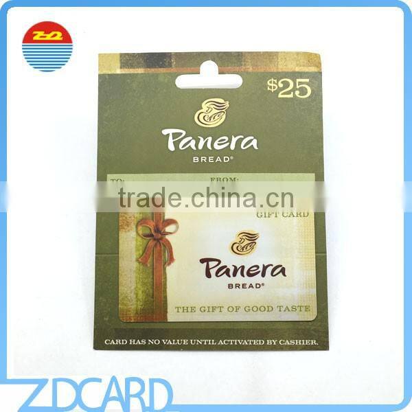Cr80 PVC Gift Card Backer/Holder Wholesale