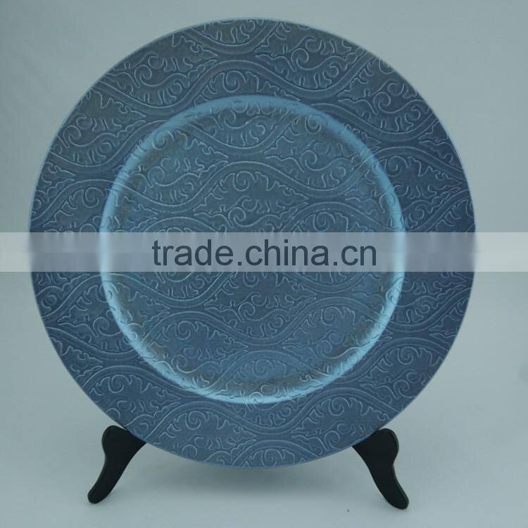 Cheap Plastic Plate Wedding Charger Plates
