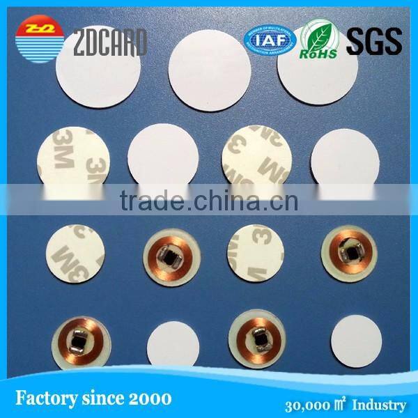 Ntag213/Ntag215/Ntag216 NFC clear rfid coin tag