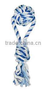8 Shape Dog Cotton Rope toys with tennis ball