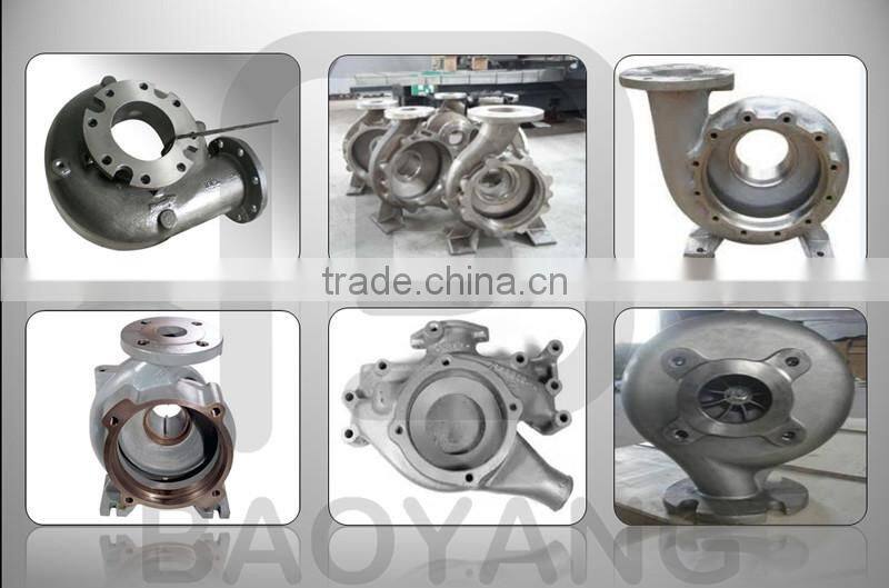ISO9001 sand casting cast iron hydraulic water pump casing