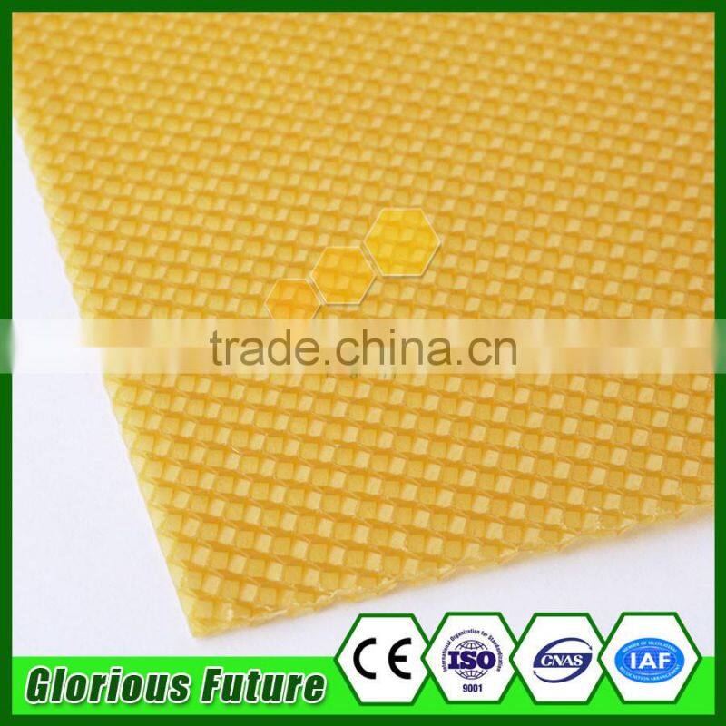 China top quality comb foundation for bee hive/ beeswax honey comb sheet
