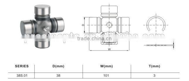 universal cross shaft for pto shaft