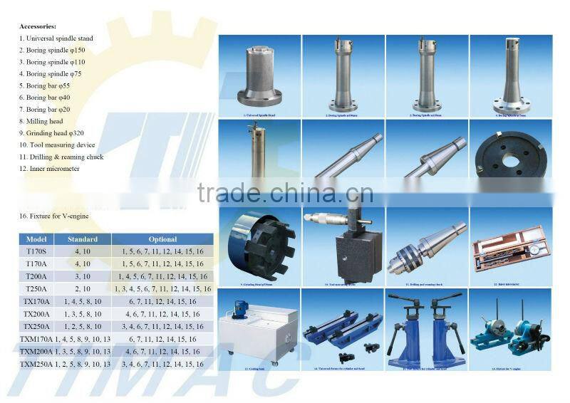 T170S Engine Rebuilding Vertical Boring Machine