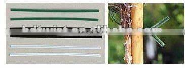 plant wire on plastic stick/vine tying