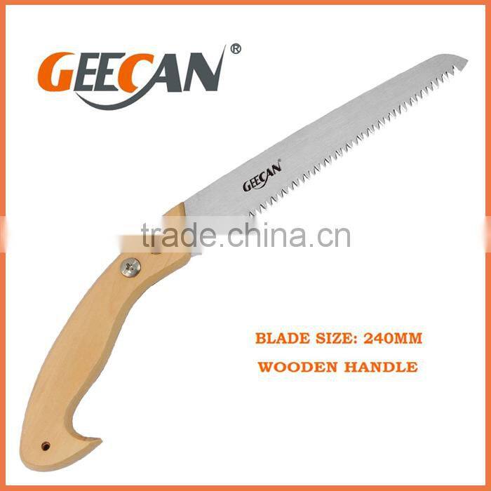 high carbon steel wooden handle saw