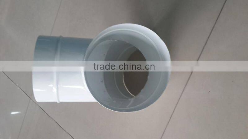 Hydroponics Growing HVAC System Flexible T type 3-Way Branches Round Connector for Spiral Hose Pipe Ducting Fittings