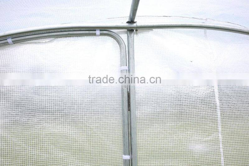 4x3x1.95M large tunnel greenhouse polytunnel Fully Galvanised Steel Frame