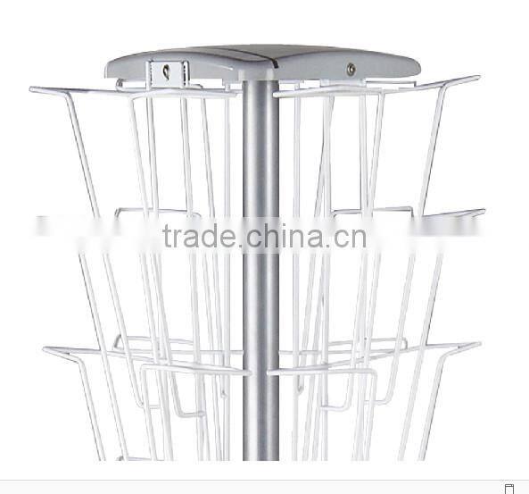 Rotating Metal Cap Shop Rack