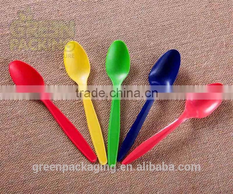 Corn starch original color plastic cutlery