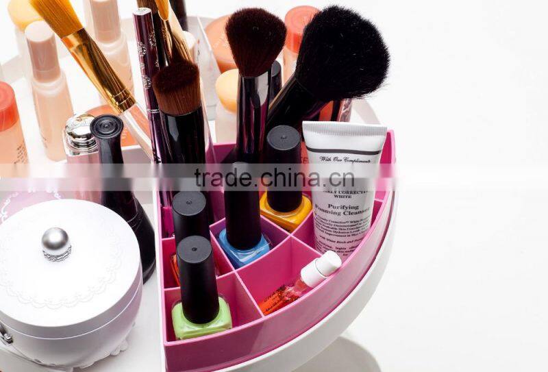 Hot selling beautiful 2 tier cosmetic box