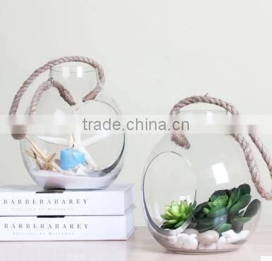 European glass candlestick, Beautiful home decorative glass candle holder