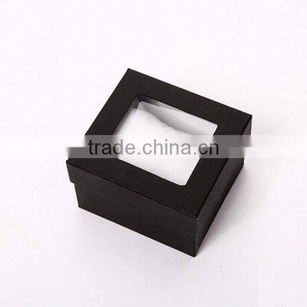 High quality watch gift paper box,watch packaging box with window