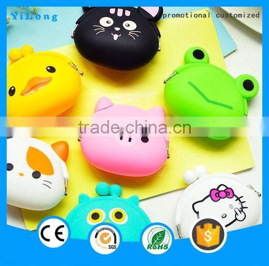 Cheap wallet leather magic beautiful wallet cartoon coin wallet silicone wallet