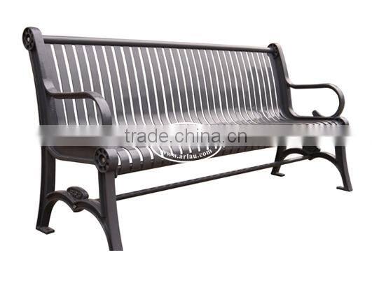 Arlau Cheap Commercial Restaurant Furniture For Sale,Outdoor Metal Bench,Garden Wrought Iron Bench