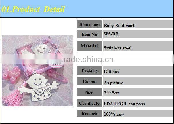 Novelty Desion angle baby Bookmark /Wedding Favor/Wedding Supplies/Wedding Gift /Fashion Gift/Birthday Gift