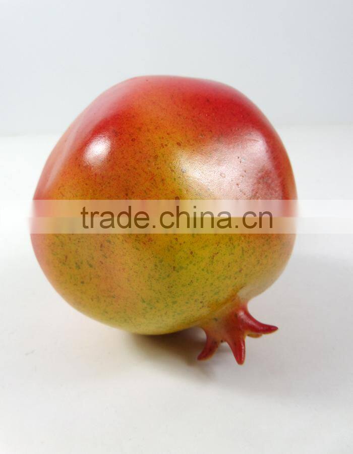 artificial plastic pomegranate for decoration fake fruit