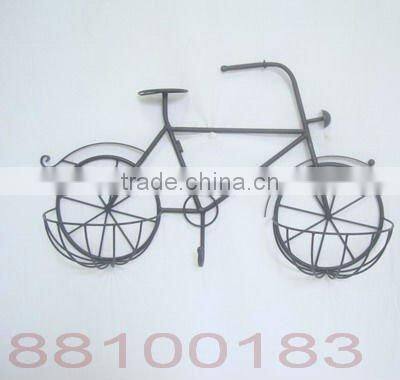 metal bicycle plant holder