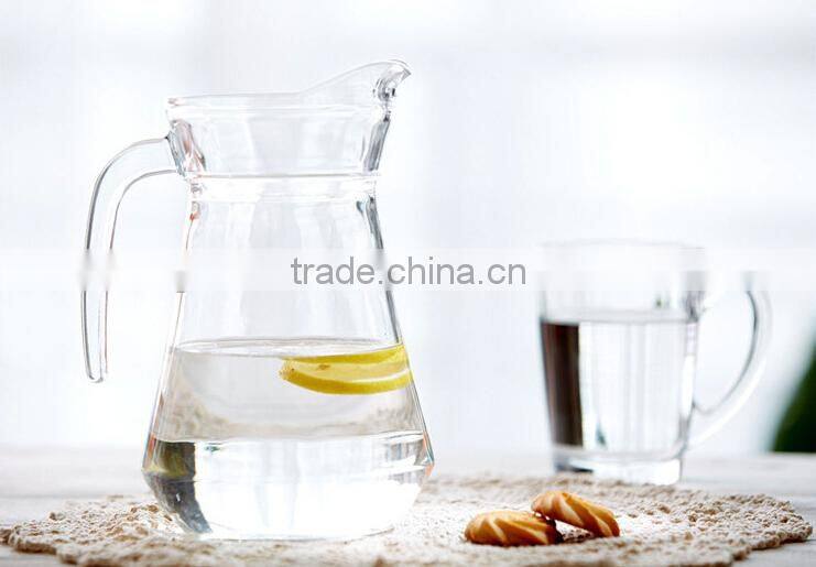 Hot selling good quality glass drinking water juice jug & insulated milk jug
