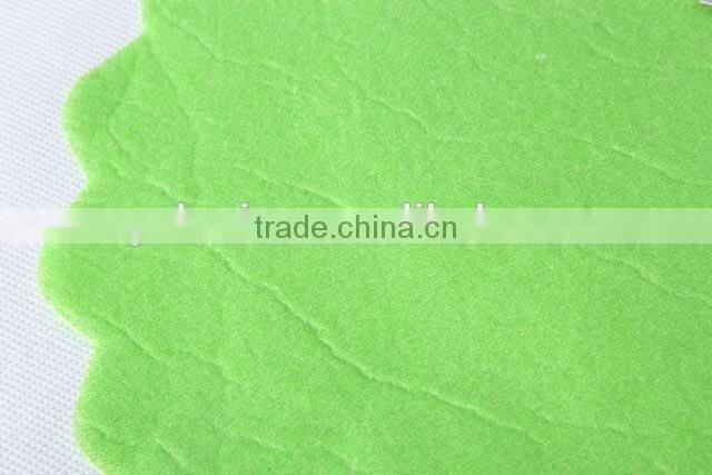 3pc round felt cloth placemat printed coaster