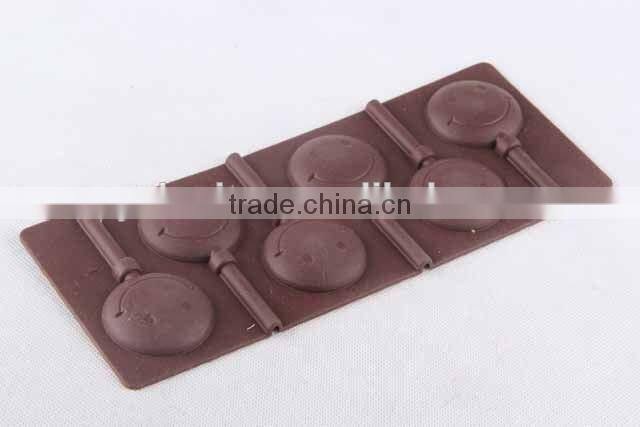 Lollipop design silicone ice cube mold creative silicone ice cube tray/chocolate mold