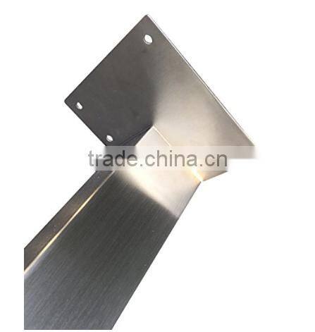 Modern European new style stainless steel square shape furniture leg