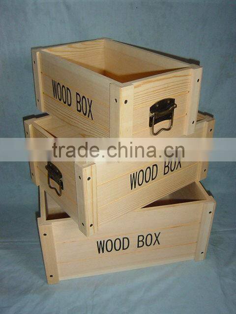 small wooden crates wholesale